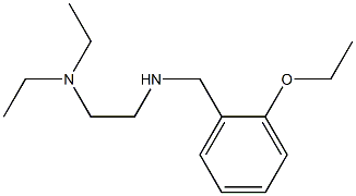 [2-(diethylamino)ethyl][(2-ethoxyphenyl)methyl]amine 구조식 이미지