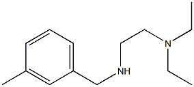 [2-(diethylamino)ethyl][(3-methylphenyl)methyl]amine 구조식 이미지