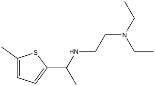 [2-(diethylamino)ethyl][1-(5-methylthiophen-2-yl)ethyl]amine Structure