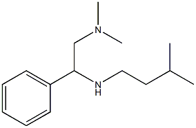 [2-(dimethylamino)-1-phenylethyl](3-methylbutyl)amine Structure