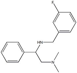 [2-(dimethylamino)-1-phenylethyl][(3-fluorophenyl)methyl]amine 구조식 이미지