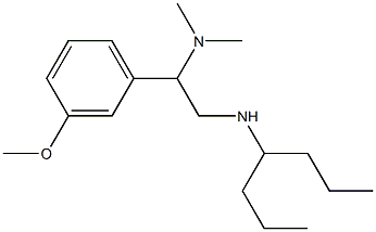 [2-(dimethylamino)-2-(3-methoxyphenyl)ethyl](heptan-4-yl)amine 구조식 이미지