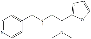 [2-(dimethylamino)-2-(furan-2-yl)ethyl](pyridin-4-ylmethyl)amine Structure