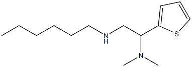 [2-(dimethylamino)-2-(thiophen-2-yl)ethyl](hexyl)amine Structure