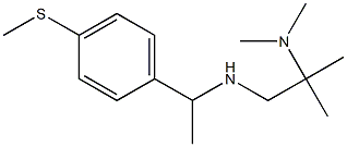 [2-(dimethylamino)-2-methylpropyl]({1-[4-(methylsulfanyl)phenyl]ethyl})amine Structure