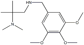 [2-(dimethylamino)-2-methylpropyl][(3,4,5-trimethoxyphenyl)methyl]amine Structure