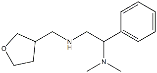 [2-(dimethylamino)-2-phenylethyl](oxolan-3-ylmethyl)amine Structure