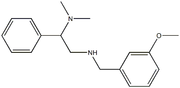 [2-(dimethylamino)-2-phenylethyl][(3-methoxyphenyl)methyl]amine 구조식 이미지