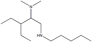 [2-(dimethylamino)-3-ethylpentyl](pentyl)amine 구조식 이미지