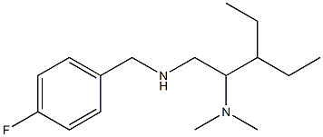 [2-(dimethylamino)-3-ethylpentyl][(4-fluorophenyl)methyl]amine Structure