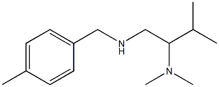 [2-(dimethylamino)-3-methylbutyl][(4-methylphenyl)methyl]amine 구조식 이미지