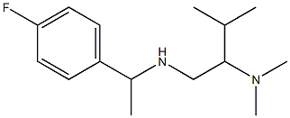 [2-(dimethylamino)-3-methylbutyl][1-(4-fluorophenyl)ethyl]amine Structure