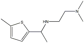 [2-(dimethylamino)ethyl][1-(5-methylthiophen-2-yl)ethyl]amine Structure