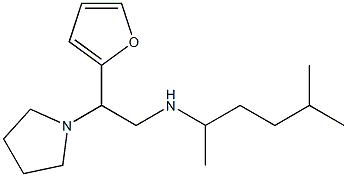 [2-(furan-2-yl)-2-(pyrrolidin-1-yl)ethyl](5-methylhexan-2-yl)amine Structure