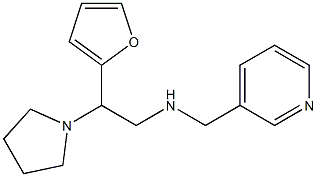 [2-(furan-2-yl)-2-(pyrrolidin-1-yl)ethyl](pyridin-3-ylmethyl)amine Structure