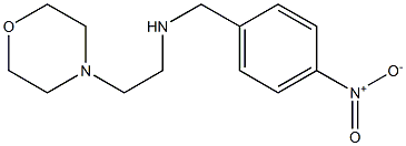 [2-(morpholin-4-yl)ethyl][(4-nitrophenyl)methyl]amine Structure