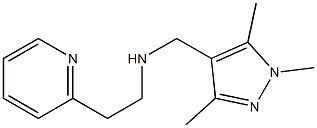 [2-(pyridin-2-yl)ethyl][(1,3,5-trimethyl-1H-pyrazol-4-yl)methyl]amine Structure