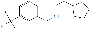 [2-(pyrrolidin-1-yl)ethyl]({[3-(trifluoromethyl)phenyl]methyl})amine 구조식 이미지