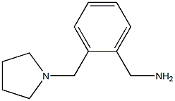 [2-(pyrrolidin-1-ylmethyl)phenyl]methanamine 구조식 이미지