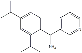 [2,4-bis(propan-2-yl)phenyl](pyridin-3-yl)methanamine Structure