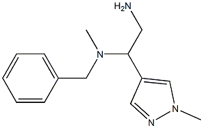 [2-amino-1-(1-methyl-1H-pyrazol-4-yl)ethyl](benzyl)methylamine Structure