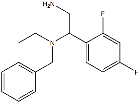 [2-amino-1-(2,4-difluorophenyl)ethyl](benzyl)ethylamine Structure