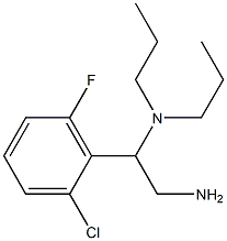 [2-amino-1-(2-chloro-6-fluorophenyl)ethyl]dipropylamine Structure