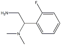 [2-amino-1-(2-fluorophenyl)ethyl]dimethylamine Structure