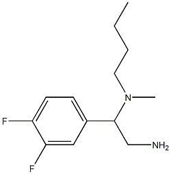 [2-amino-1-(3,4-difluorophenyl)ethyl](butyl)methylamine 구조식 이미지