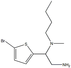 [2-amino-1-(5-bromothiophen-2-yl)ethyl](butyl)methylamine 구조식 이미지