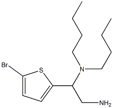 [2-amino-1-(5-bromothiophen-2-yl)ethyl]dibutylamine 구조식 이미지