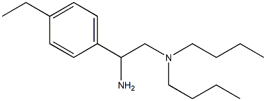 [2-amino-2-(4-ethylphenyl)ethyl]dibutylamine 구조식 이미지