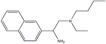 [2-amino-2-(naphthalen-2-yl)ethyl](butyl)ethylamine Structure