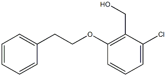 [2-chloro-6-(2-phenylethoxy)phenyl]methanol 구조식 이미지