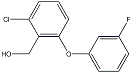 [2-chloro-6-(3-fluorophenoxy)phenyl]methanol Structure