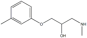 [2-hydroxy-3-(3-methylphenoxy)propyl](methyl)amine 구조식 이미지