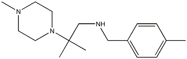 [2-methyl-2-(4-methylpiperazin-1-yl)propyl][(4-methylphenyl)methyl]amine 구조식 이미지