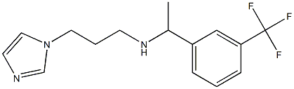 [3-(1H-imidazol-1-yl)propyl]({1-[3-(trifluoromethyl)phenyl]ethyl})amine Structure