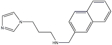 [3-(1H-imidazol-1-yl)propyl](naphthalen-2-ylmethyl)amine 구조식 이미지