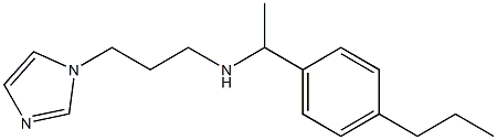 [3-(1H-imidazol-1-yl)propyl][1-(4-propylphenyl)ethyl]amine Structure