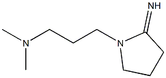 [3-(2-iminopyrrolidin-1-yl)propyl]dimethylamine Structure