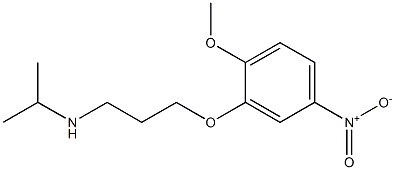 [3-(2-methoxy-5-nitrophenoxy)propyl](propan-2-yl)amine Structure