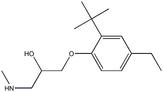 [3-(2-tert-butyl-4-ethylphenoxy)-2-hydroxypropyl](methyl)amine 구조식 이미지