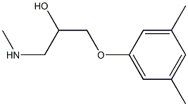 [3-(3,5-dimethylphenoxy)-2-hydroxypropyl](methyl)amine 구조식 이미지