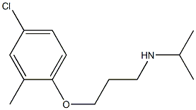 [3-(4-chloro-2-methylphenoxy)propyl](propan-2-yl)amine Structure