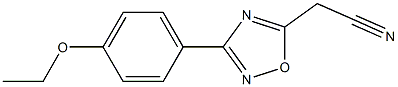 [3-(4-ethoxyphenyl)-1,2,4-oxadiazol-5-yl]acetonitrile 구조식 이미지