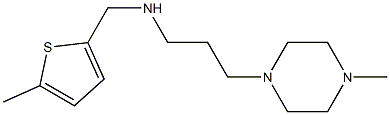 [3-(4-methylpiperazin-1-yl)propyl][(5-methylthiophen-2-yl)methyl]amine Structure