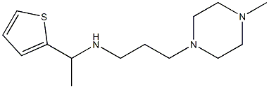 [3-(4-methylpiperazin-1-yl)propyl][1-(thiophen-2-yl)ethyl]amine Structure