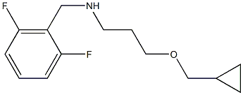 [3-(cyclopropylmethoxy)propyl][(2,6-difluorophenyl)methyl]amine Structure