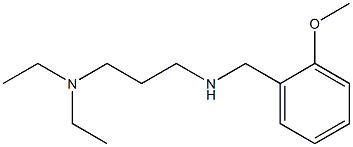 [3-(diethylamino)propyl][(2-methoxyphenyl)methyl]amine 구조식 이미지